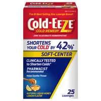 Cold-Eeze Cold Remedy Honey Lemon Flavor Soft-Center Lozenges
