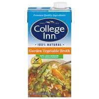 College Inn 100% Natural 40% Less Sodium Garden Vegetable Broth