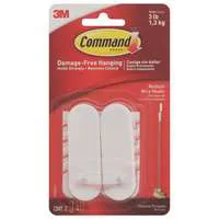 Command 3M Wire Hooks White Medium
