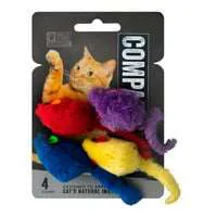 Companion Cat Toy Multicolored Mice