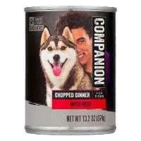 Companion Chopped Dinner with Beef Wet Dog Food