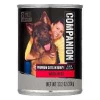 Companion Premium Cuts in Gravy with Beef Wet Dog Food