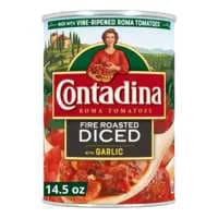 Contadina Fire Roasted Diced Roma Tomatoes with Roasted Garlic