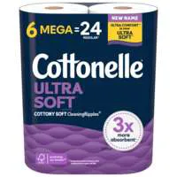 Cottonelle Ultra Comfort Mega Roll 2-Ply Toilet Paper Unscented - 6 ct