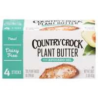Country Crock Dairy Free Plant Butter Spread Sticks w/Avocado Oil - 4 ct