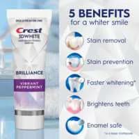 Crest 3D White Brilliance Vibrant Peppermint Toothpaste