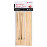 Culinary Elements Bamboo Skewers Assorted 10 Inch
