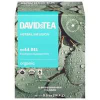 DavidsTea Organic CaƯeine Free Cold 911 Herbal Infusion Tea Bags