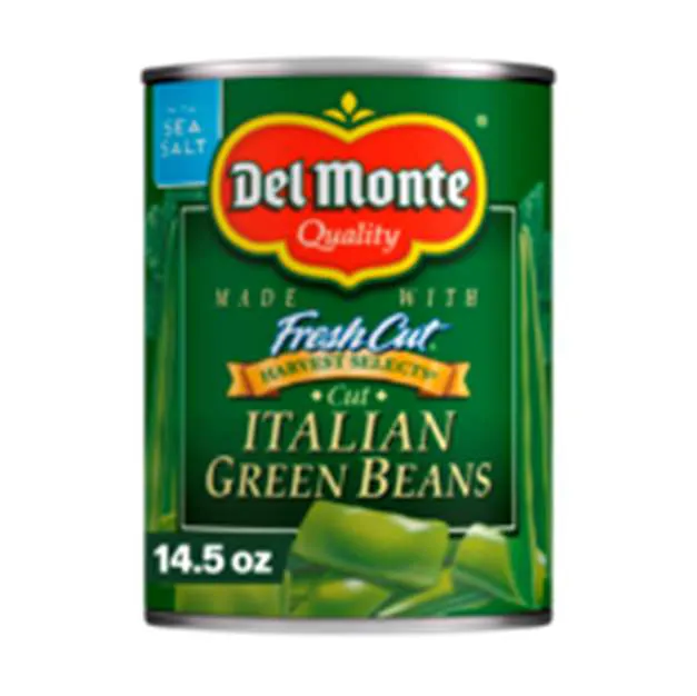 Del Monte Cut Green Italian Beans with Sea Salt