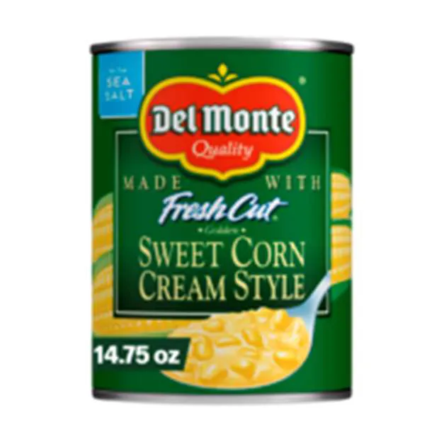 Del Monte Golden Sweet Cream Style Corn with Sea Salt