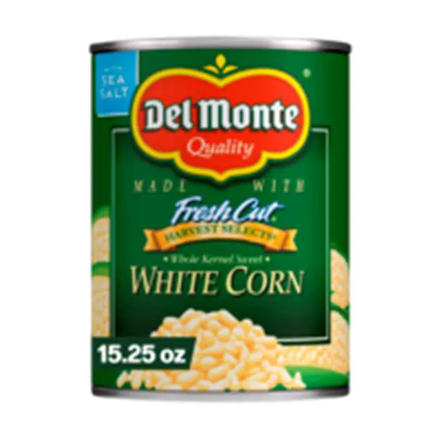 Del Monte Harvest Selects Whole Kernel Sweet White Corn with Sea Salt