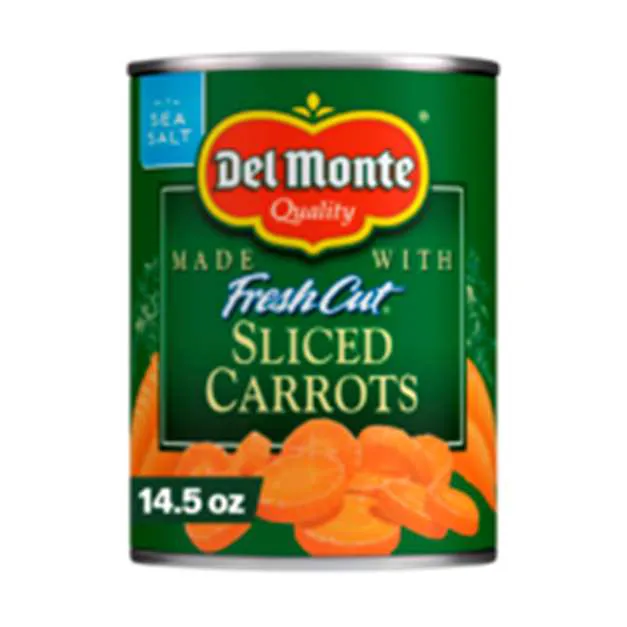 Del Monte Sliced Cut Carrots with Sea Salt
