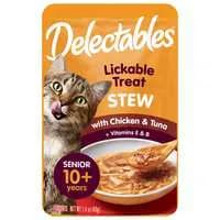 Delectables Stew Senior 10 yrs+ Chicken & Tuna Lickable Cat Treat