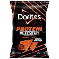 Doritos Sweet & Tangy BBQ Flavored 10g Protein Tortilla Style Chips