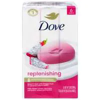 Dove Dragon Fruit & Coconut Cream Replenishing Beauty Bars - 6 ct