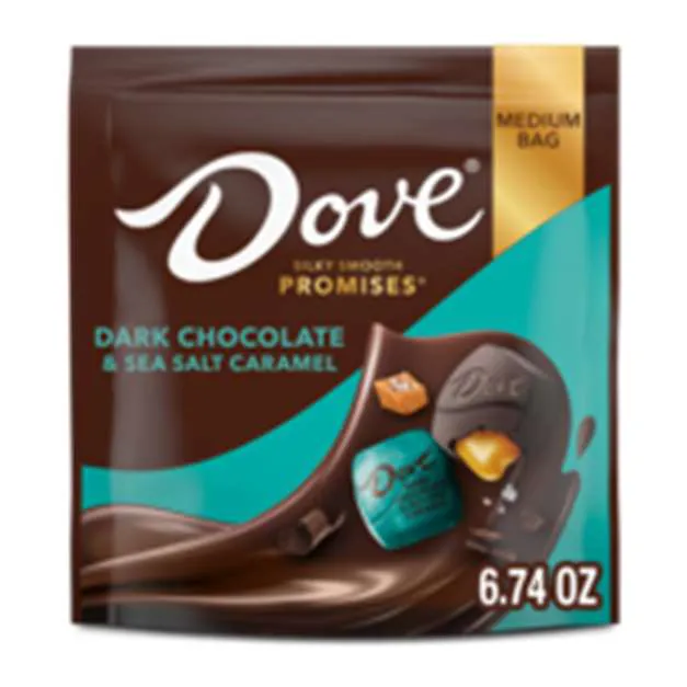 DOVE Promises Dark Chocolate & Sea Salt Caramel Candy