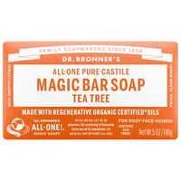 Dr. Bronner's Organic All-One Hemp Tea Tree Pure Castile Soap Bar