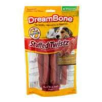 DreamBone StuƯed Twistz Pork Flavor Rawhide Free Dog Chews - 6 ct