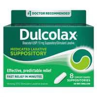 Dulcolax Medicated Laxative Suppository Comfort Shaped