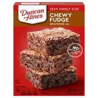 Duncan Hines Chewy Fudge Brownie Mix Family Size