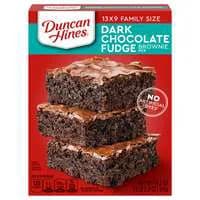 Duncan Hines Dark Chocolate Fudge Brownie Mix Family Size