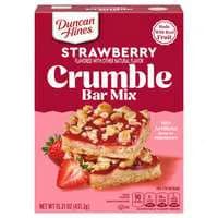 Duncan Hines Strawberry Flavored Crumble Bar Mix