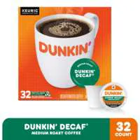 Dunkin' Decaf Medium Roast K-Cup CoƯee Pods