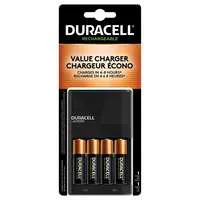 Duracell Rechargeable Value Charger & Batteries AA