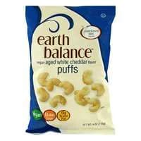 Earth Balance Vegan Gluten Free Aged White Cheddar Flavor PuƯs