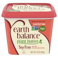 Earth Balance Vegan Soy Free Vegetable Oil Plant Butter Spread