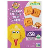 Earth's Best Organic Sesame St. Oatmeal Cinnamon Letter of the Day Cookies