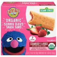 Earth's Best Organic Sesame Street Sunny Days Strawberry Snack Bars - 7 ct