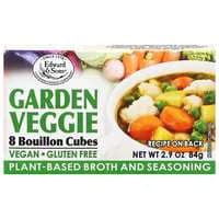 Edward & Sons Gluten Free Garden Veggie Bouillon Cubes - 8 ct
