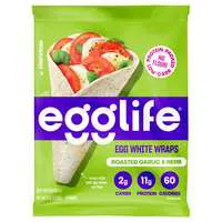 Egglife Gluten Free Roasted Garlic & Herb Egg White Wraps - 6 ct