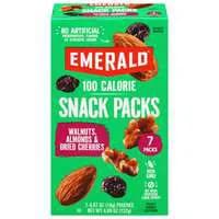 Emerald 100 Calorie Packs Walnuts & Almonds with Dried Cherries - 7 ct