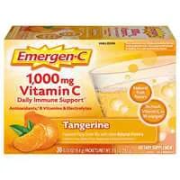 Emergen-C Tangerine Flavor 1000mg Vitamin C Fizzy Drink Mix