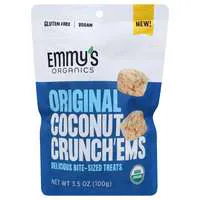Emmy's Organics Gluten Free Vegan Original Coconut Crunch'Ems