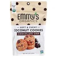Emmy's Organics Gluten & Grain Free Vegan Chocolate Chip Coconut Cookies