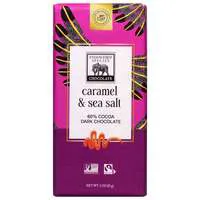 Endangered Species Caramel & Sea Salt Dark Chocolate Candy Bar 60% Cocoa