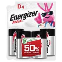 Energizer Max Batteries Size D4