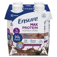 Ensure MAX Milk Chocolate 30g Protein Nutrition Shakes - 4 pk