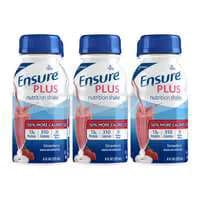 Ensure Plus Strawberry 13g Protein Nutrition Shake - 6 pk