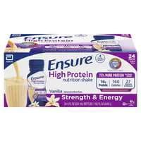 Ensure Vanilla 16g High Protein Nutrition Shakes - 24 pk