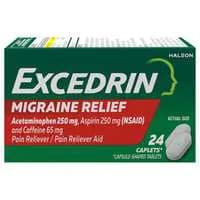 Excedrin Migraine Pain Relief Acetaminophen Aspirin & CaƯeine Caplets