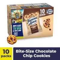 Famous Amos Bite-Size Chocolate Chip Cookies - 10 ct