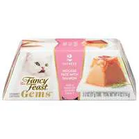 Fancy Feast Gems Mousse Pate with Salmon Wet Cat Food - 2 ct