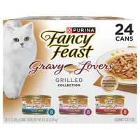 Fancy Feast Gravy Lovers Grilled Collection Variety Wet Cat Food - 24 ct