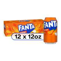 Fanta Orange Soda CaƯeine Free - 12 pk