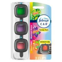 Febreze Car Gain Air Freshener Vent Clips Variety Pack - 3 ct