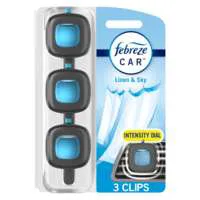 Febreze Car Linen & Sky Air Freshener Vent Clips - 3 ct